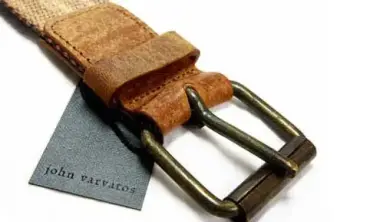 Buckle of a John Varvatos belt